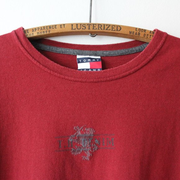 Vintage Tommy Hilfiger Red T-Shirt - Picture 1 of 8